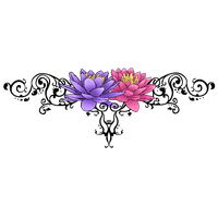 Flower Tattoo Free Png Image