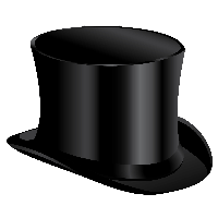 Black Cylinder Hat Png Image