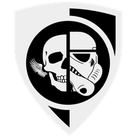 Stormtrooper Battlefield Symbol Skull Logo PNG Image High Quality