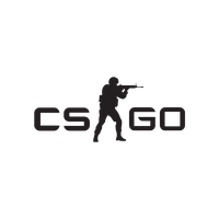 Stencil Silhouette Global Offensive Counterstrike Logo