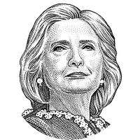United Art Photography States Hillary Monochrome Clinton