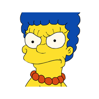 Homer Bart Area Smiley Marge Simpson