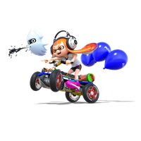 Toy Kart Splatoon Mario Vehicle Deluxe