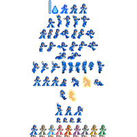 Point Art Sprite Mega Man Free Transparent Image HQ