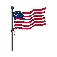 Memorial United Area Of States Flag The