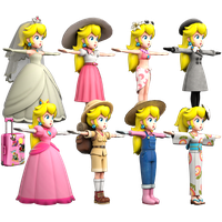 Toy Peach Doll Princess Mario Super Odyssey