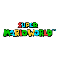 Text Brand Wii Mario Bros World Super