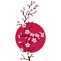 Blossom Cherry Crossstitch Petal Heart Free Download PNG HQ