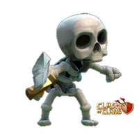 Toy Clash Slitherio Of Royale Clans Skeleton