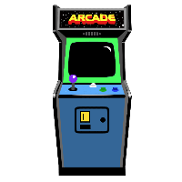 Golden Console Arcade Of Age Asteroids Cabinet