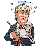 Trump Telegram Sticker Donald Male Man