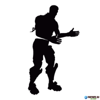 Standing Tshirt Silhouette Fortnite Hoodie Download HQ PNG