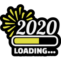 New Year Text Logo Symbol For Happy 2020 Gifts