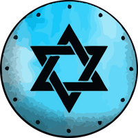 Hanukkah Aqua Turquoise Teal For Happy Wishes