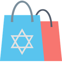 Hanukkah Bag Handbag Turquoise For Happy Song