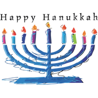 Hanukkah Candle Holder Menorah For Ball Drop