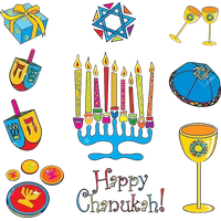 Hanukkah Birthday Candle Party Celebrating For Happy Holiday 2020