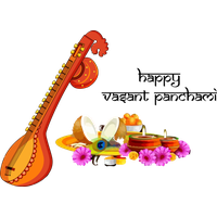 Vasant Panchami Musical Instrument String For Happy Destinations