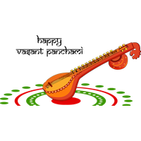 Vasant Panchami String Instrument Musical For Happy Background