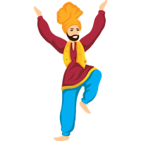Makar Sankranti Cartoon Costume Animation For Happy Day