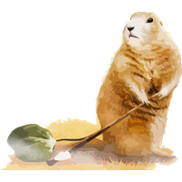 Groundhog Day Animal Figure Seal Earless For Eve Party