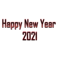 New Year 2021 Happy Decoration
