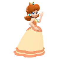 Princess Daisy Free PNG HQ