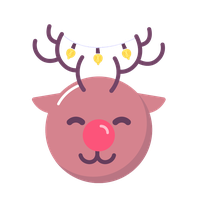 Cute Holiday Christmas Emoji PNG Free Photo