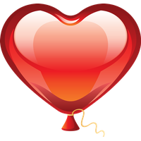 Heart Balloon Picture PNG File HD