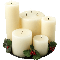 Candle Christmas Gold Download HD