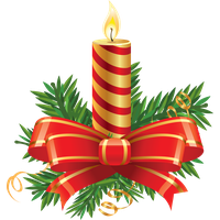 Candle Christmas Gold PNG Image High Quality