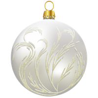 Picture White Christmas Ornaments Free Clipart HQ