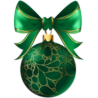 Green Christmas Bauble Download Free Image