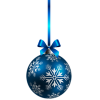 Blue Christmas Bauble Download HQ