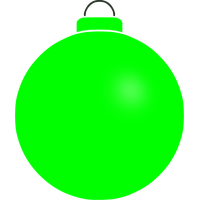 Green Christmas Bauble Free Transparent Image HQ