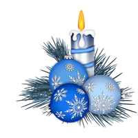 Blue Candle Christmas Download HQ