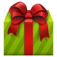 Green Christmas Gift HQ Image Free