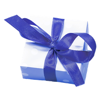 Blue Christmas Gift Free Transparent Image HD