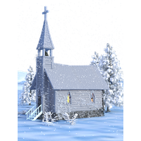 Christmas Church Free Transparent Image HD