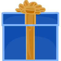 Blue Christmas Gift Free Download Image