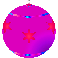 Purple Christmas Ornaments Free Clipart HD