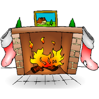 Fireplace Christmas HD Image Free