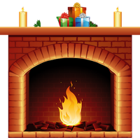 Photos Fireplace Christmas Free Download PNG HQ