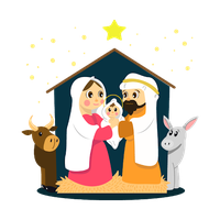 Nativity Catholic Christmas Free PNG HQ
