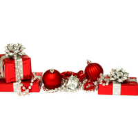 Christmas Red Bauble HQ Image Free