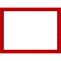 Frame Christmas Red PNG Image High Quality