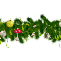 Green Christmas Ornaments Free HQ Image