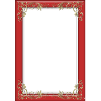 Frame Christmas Red Free Download PNG HD