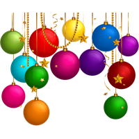 Christmas Ornaments Hanging PNG Image High Quality