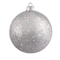 Bauble Silver Christmas Free Transparent Image HD